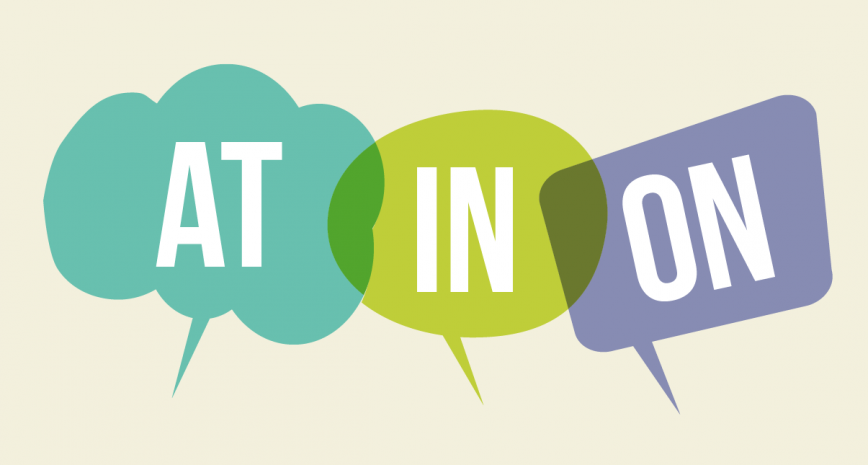 Прийменники часу: at, in, on в англійській мові